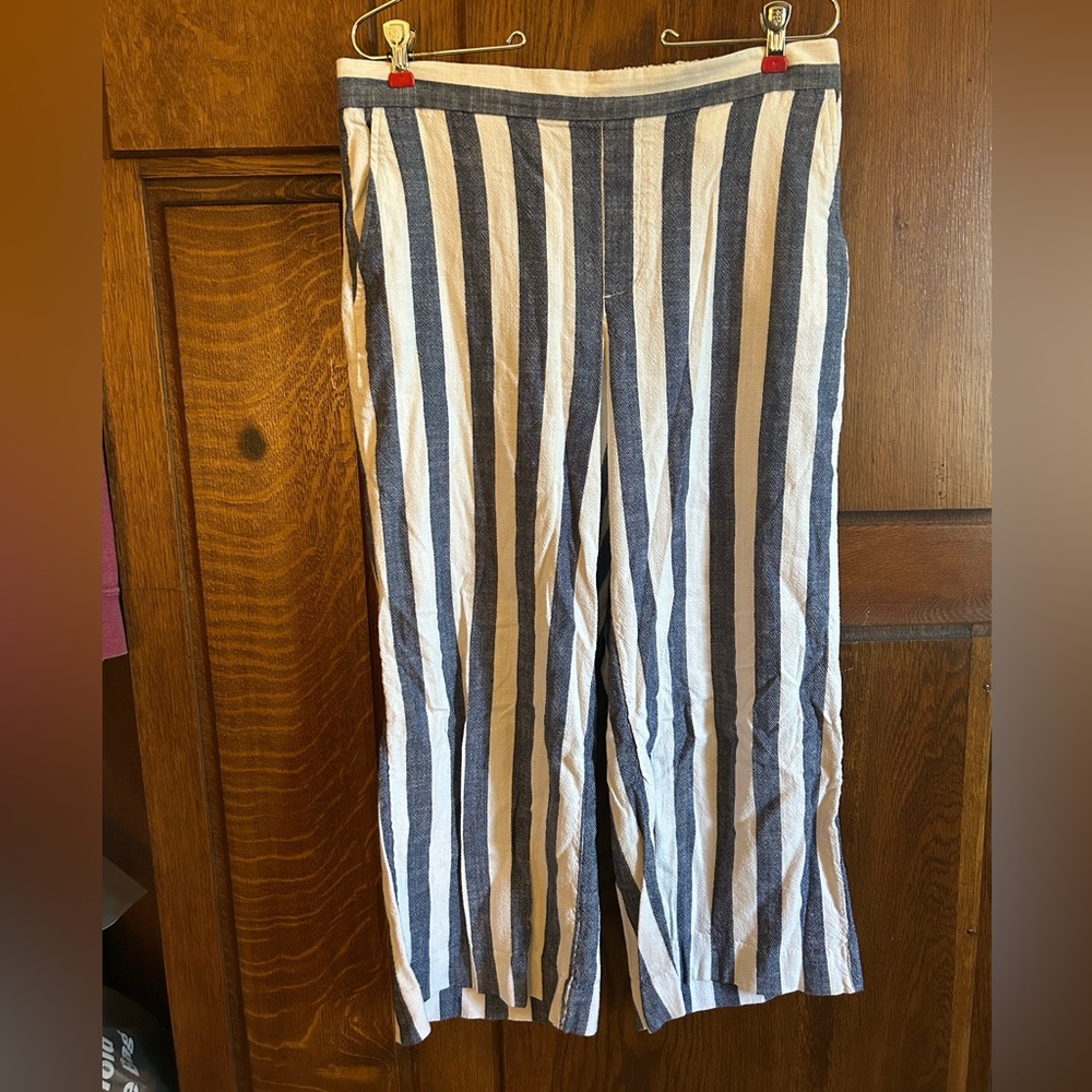 Striped Blue and White Pants